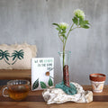MAVYSSA HOME | Skleněná váza na běleném dřevě – střední – originální fotografie AW 1