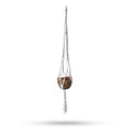 Přírodní macramé držák na květináč MacP-07