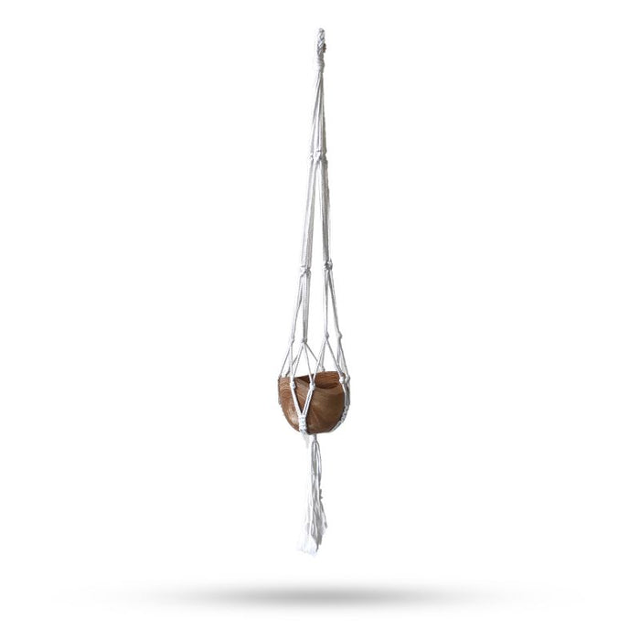 MAVYSSA HOME | Přírodní macramé závěs na květináč